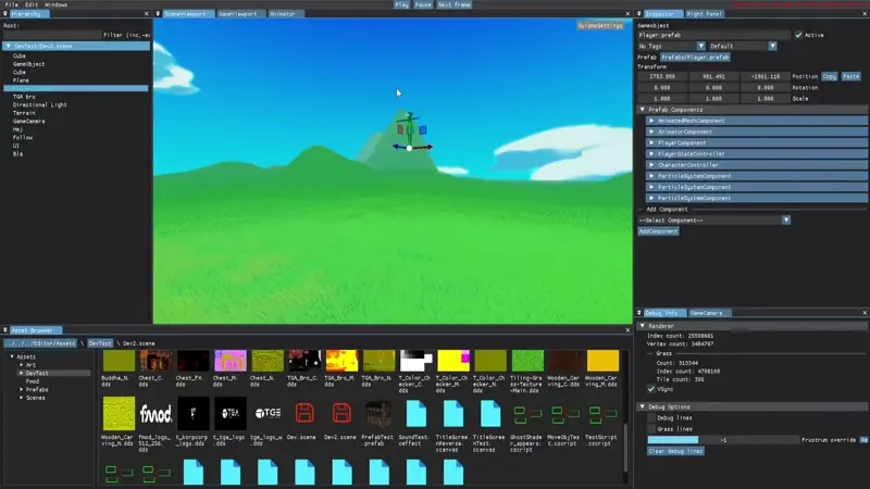 A gif of the Crownest Editor